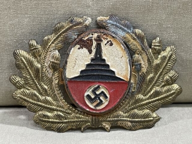 Original Nazi Era German DRKB/NS-RKB Veterans Association Visor Cap Insignia