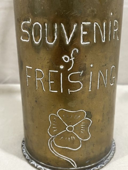 Original WWII US 75mm M18 Shell Trench Art