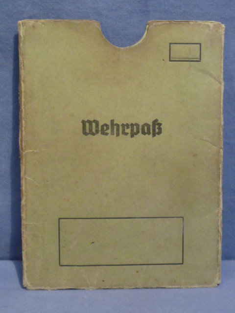 Original WWII German Wehrpa� Protective Cover