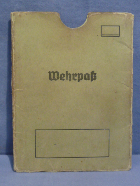Original WWII German Wehrpa Protective Cover