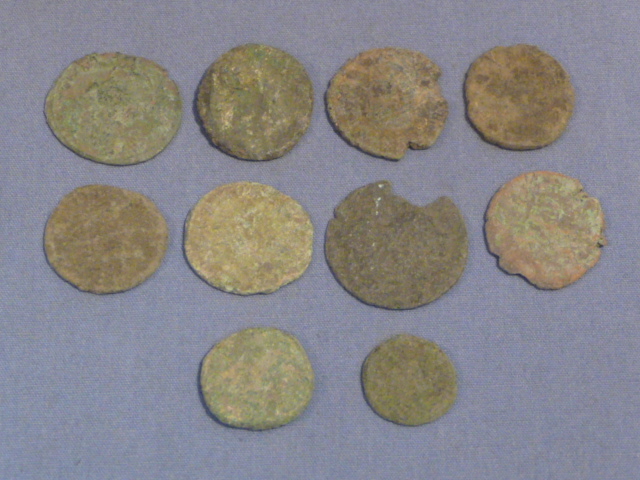 Original Ancient Roman Coins, Set of 10