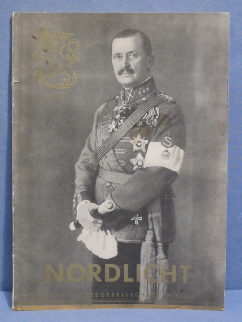 Original WWII German Book About Finland Northern Lights, NORDLICHT