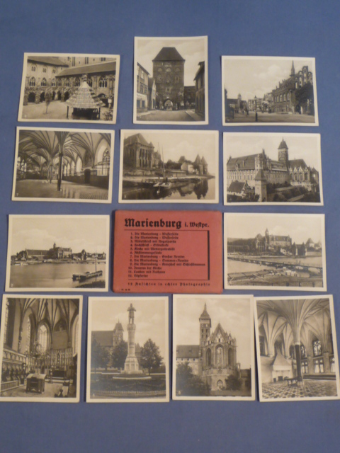 Original Nazi Era German Marienburg City Photograph Set, COMPLETE!