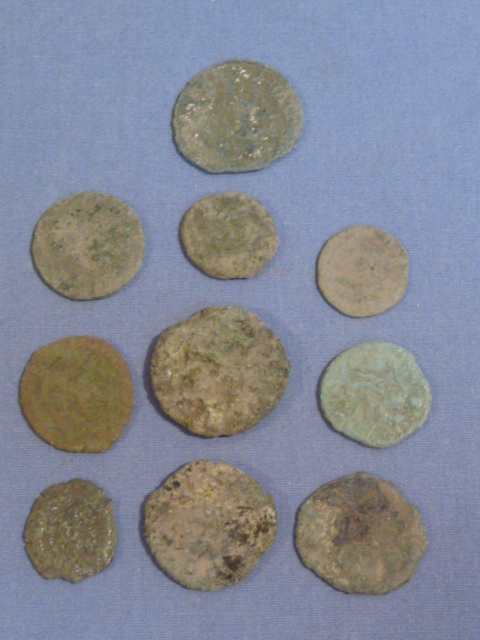 Original Ancient Roman Coins, Set of 10