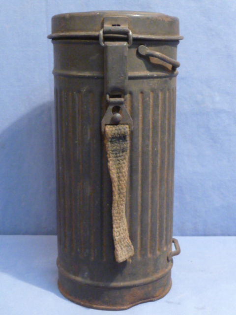 Original WWII German Soldier's Gas Mask Can M1938