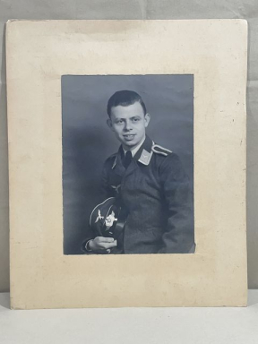 Original WWII German Luftwaffe (Air Force) NCO's Matted Photograph