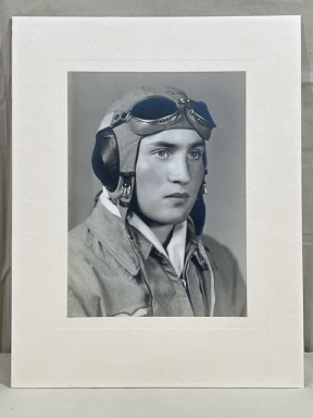 Original Nazi Era German Luftwaffe Pilot's Photograph, On Stiff Backing