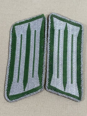 Original Nazi Era German Schutzpolizei Collar Tabs, Pair