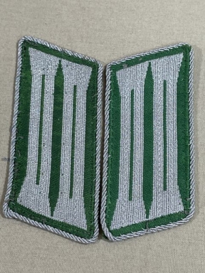 Original Nazi Era German Schutzpolizei Collar Tabs, Pair