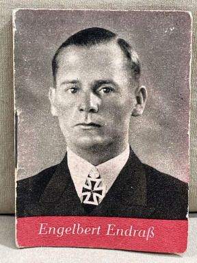 Original WWII German WHW Donation Booklet, Ritterkreuztrger Engelbert Endra