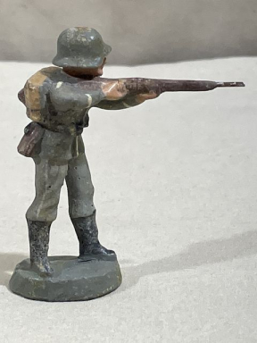 Original Nazi Era German Toy Soldier Standing Firing Rifle