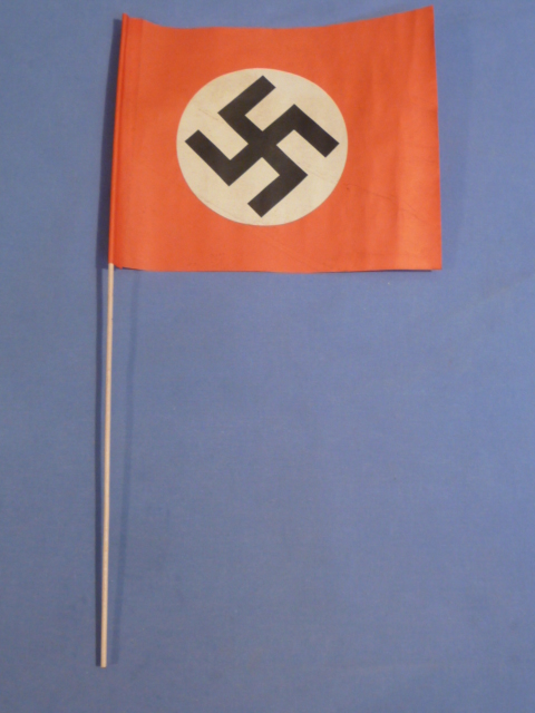 Original Nazi Era German Paper Party Rally Flag, UNUSED!