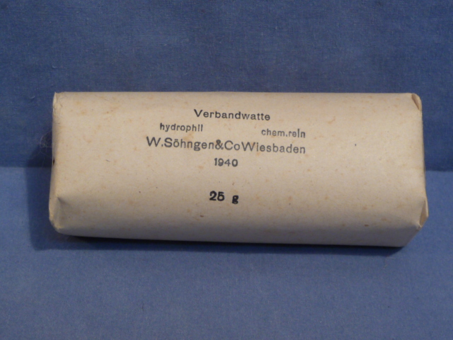 Original WWII German Cotton Wadding, Verbandwatte
