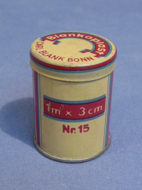 Original WWII Era German Metal Tin for Medical Item