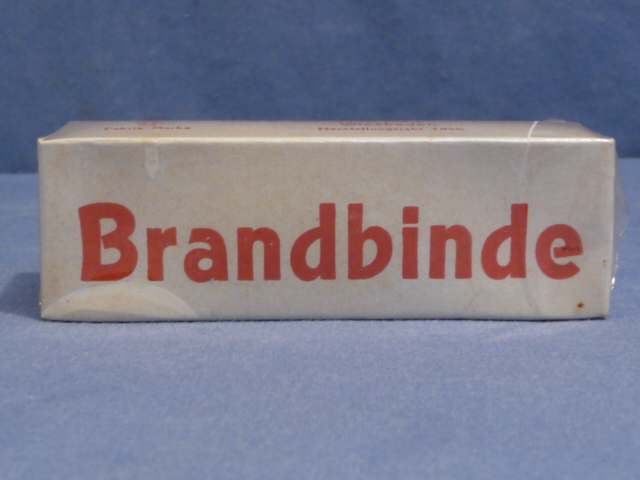 Original WWII German Medical Item in Original 1940 Dated Box, Brandbinde