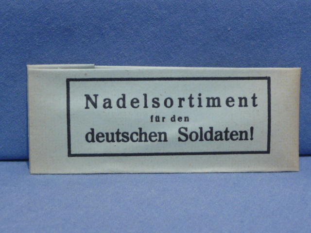Original WWII German Soldier's Sewing Needle Pack