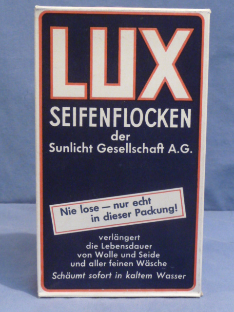 Original WWII Era German LUX Brand Laundry Soap
