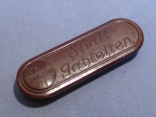 Original WWII Era German Bakelite Container for Spalt - Tabletten