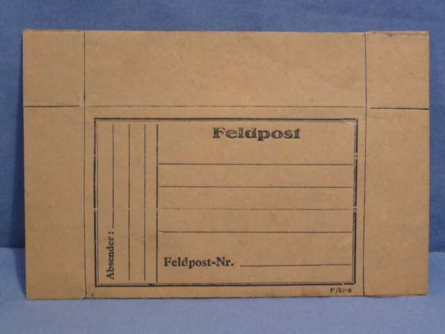 Original WWII German Soldier's Small Feldpost Box, UNUSED