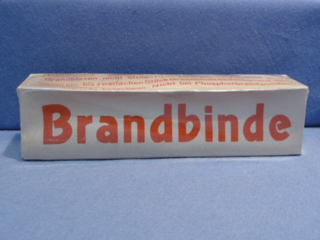 Original WWII German Medical Item in Original 1943 Dated Box, Brandbinde