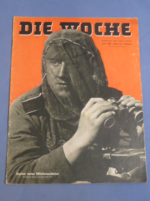 Original WWII German Magazine Die Woche, July 1942