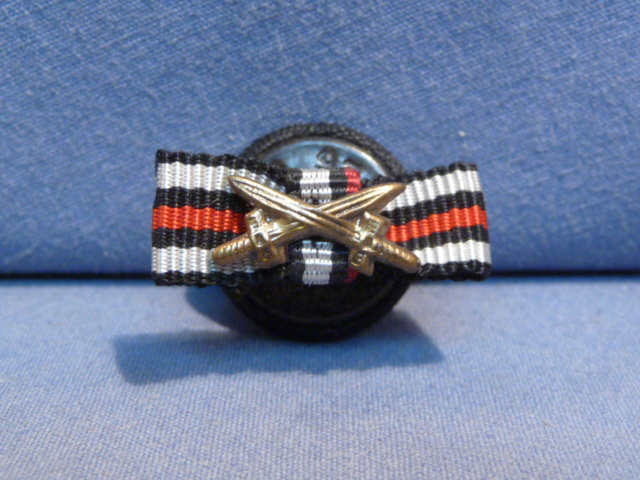 Original Pre-WWII German Lapel Button Hole Ribbon, UNISSUED