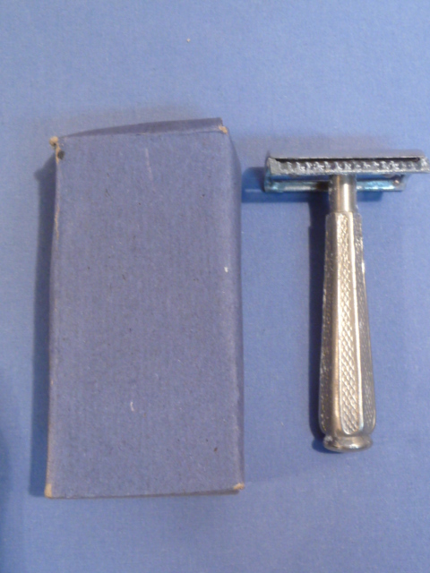 Original WWII Era German Metal Safety Razor with Box