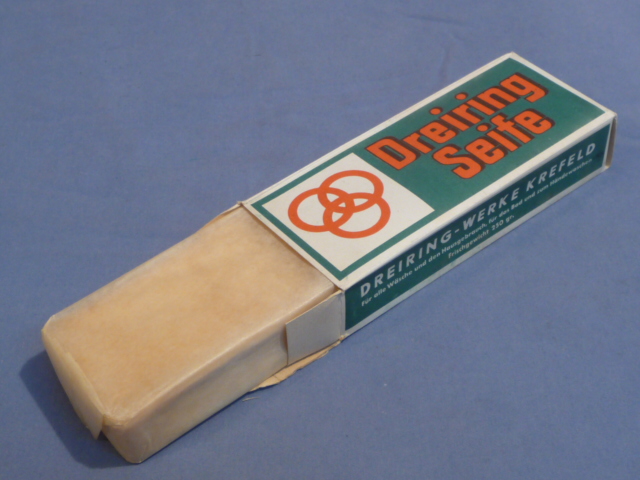 Original WWII Era German Boxed Soap, Three Ring Brand