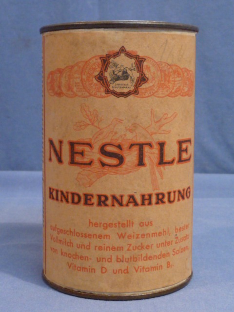 Original WWII Era German Tin for NESTLE KID'S FOOD, NESTLE KINDERNAHRUNG