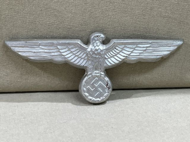Original WWII German Heer (Army) Visor Cap Eagle, Incomplete