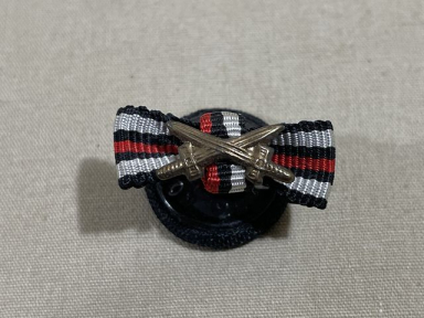Original Pre-WWII German Lapel Button Hole Ribbon, UNISSUED