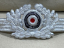 Original WWII German Luftwaffe Visor Hat Crest Cockade, Aluminum