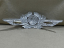 Original WWII German Luftwaffe Visor Hat Crest Cockade, Aluminum