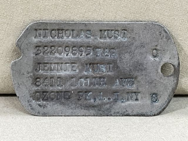 Original WWII US GI Next-Of-Kin Dog Tag