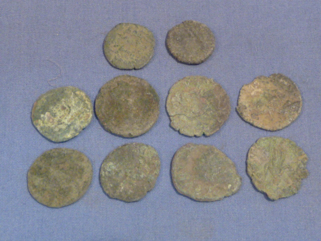 Original Ancient Roman Coins, Set of 10