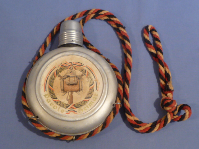 Original WWII Era German Military Service Commemorative Flask