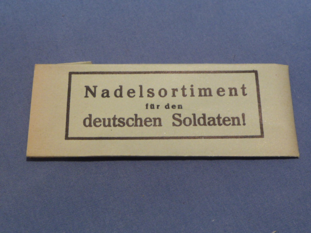 Original WWII German Soldier's Sewing Needle Pack