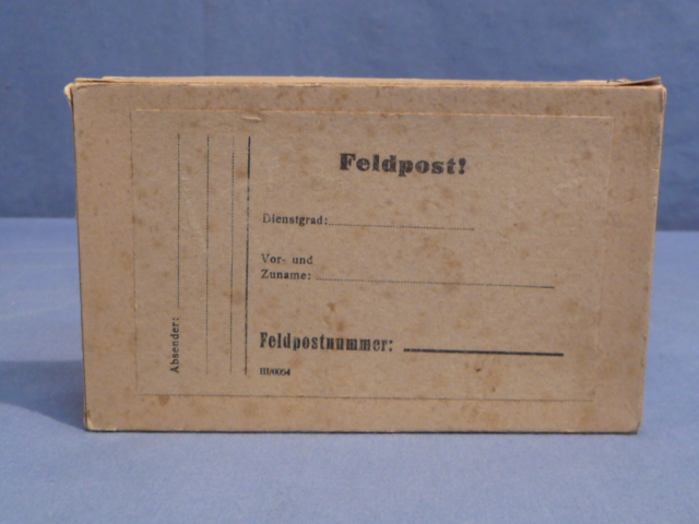 Original WWII German Soldier's Feldpost Box, UNUSED