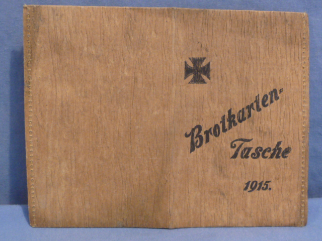 Original WWI German Holder for Bread Ration Cards