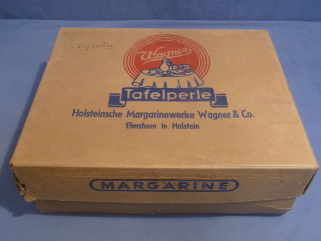 Original WWII Era German Cardboard Box for Margarine