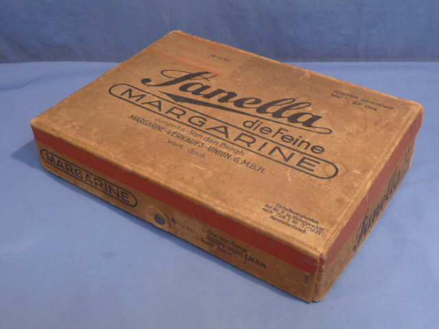 Original 1932 German Cardboard Box for Margarine
