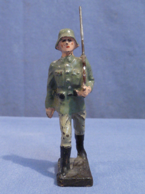 Original Nazi Era German Toy Soldier Marching, SCHUSSO