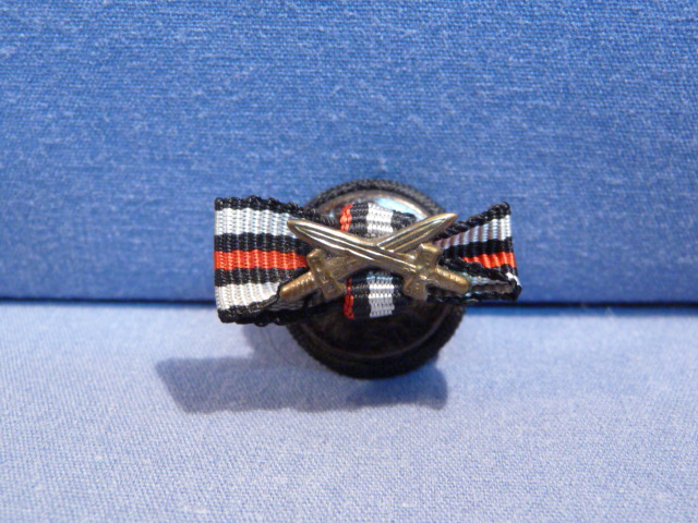 Original Pre-WWII German Lapel Button Hole Ribbon, UNISSUED
