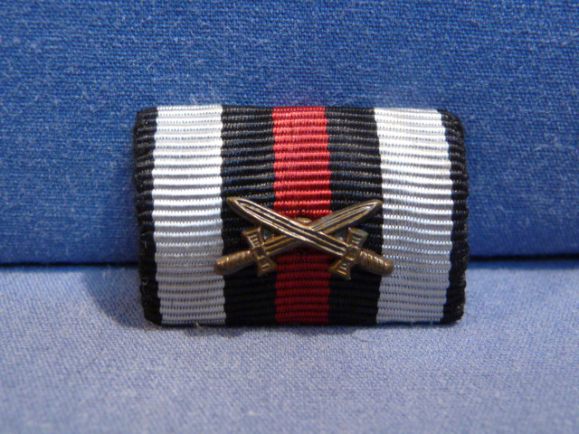 Original Pre-WWII German Combatant's 1914-18 Cross of Honor Ribbon Bar, UNISSUED