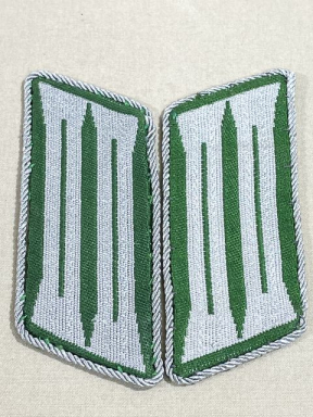 Original Nazi Era German Schutzpolizei Collar Tabs, Pair