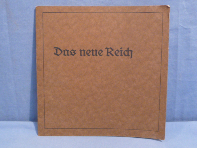 Original 1934 German The New Reich Book, Das neue Reich