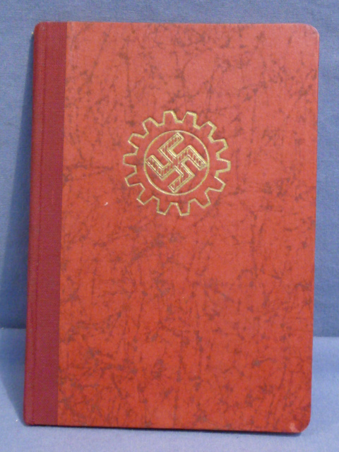 Original WWII German DAF Membership ID/Dues Book