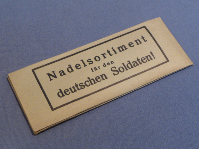 Original WWII German Soldier's Sewing Needle Pack