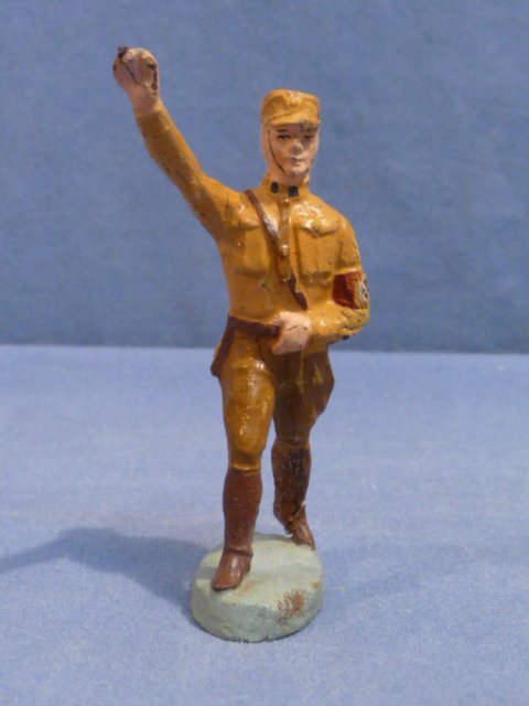 Original Nazi Era German SA Toy Soldier Marching with Salute
