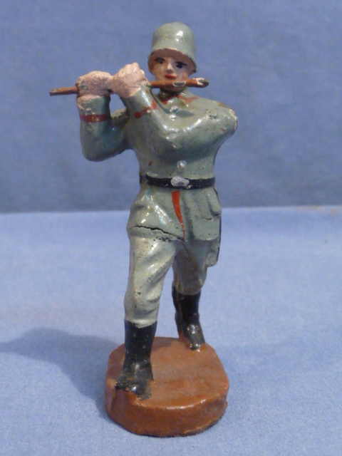 Original Nazi Era German Marching Flute Player Toy Soldier